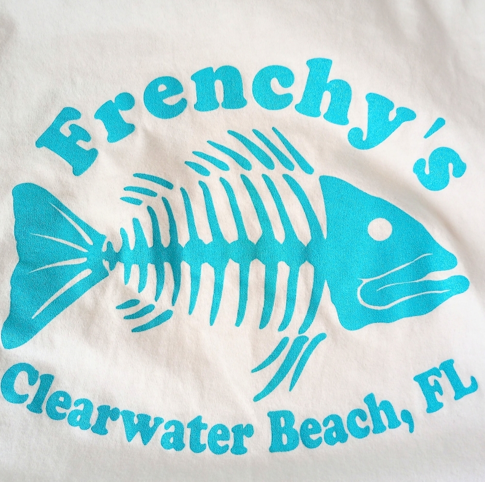 Frenchy's restaurant Clearwater Florida "No Crybabies" Long Sleeved White